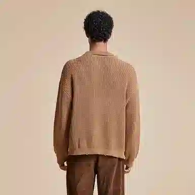 Profound Vintage Knit Sweater Brown