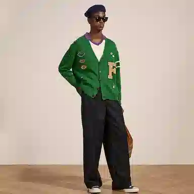 Profound Found Cardigan Green