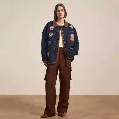 Profound Found Firefighter Badge Jacket Navy