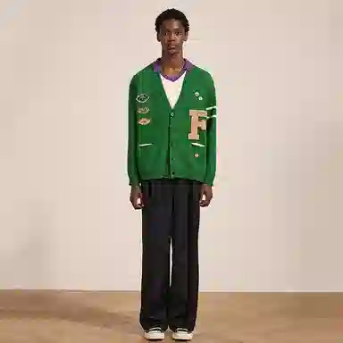 Profound Found Cardigan Green