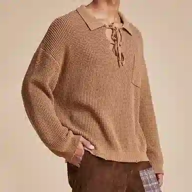 Profound Vintage Knit Sweater Brown