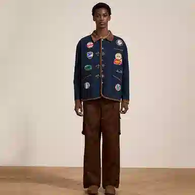 Profound Found Firefighter Badge Jacket Navy