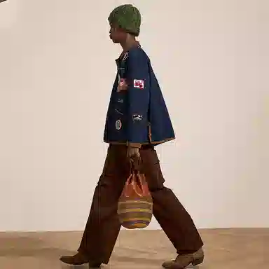 Profound Found Firefighter Badge Jacket Navy