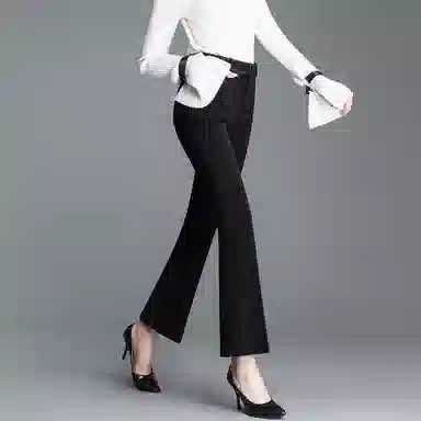 恒源祥 微喇直筒休闲裤 女款