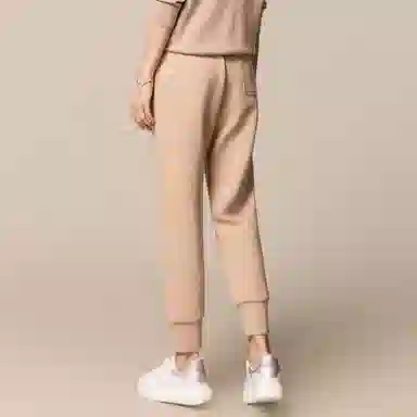 恒源祥 宽松休闲重磅束脚运动休闲裤 女款