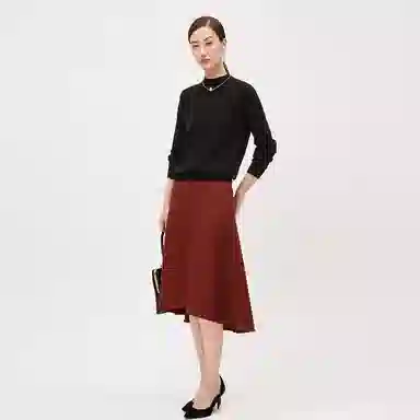 恒源祥 半高领针织衫打底羊绒衫 女款