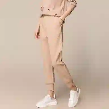 恒源祥 宽松休闲重磅束脚运动休闲裤 女款