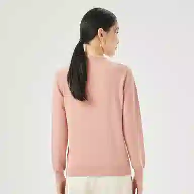 恒源祥 半高领针织衫打底羊绒衫 女款