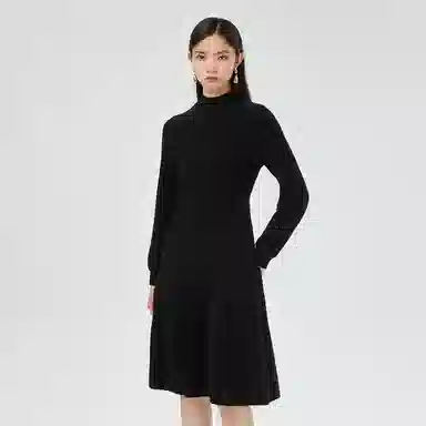 恒源祥 山羊绒保暖长袖连衣裙 女款