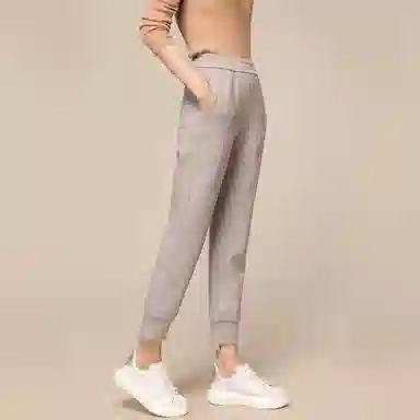 恒源祥 宽松休闲重磅束脚运动休闲裤 女款