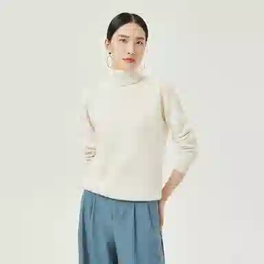 恒源祥 纯色针织羊绒衫 女款