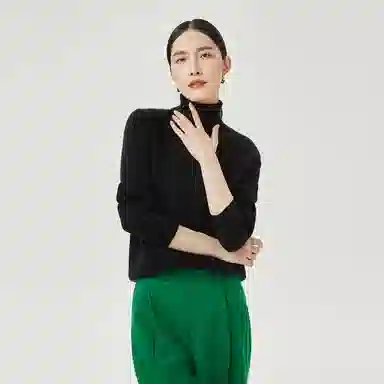 恒源祥 纯色针织羊绒衫 女款