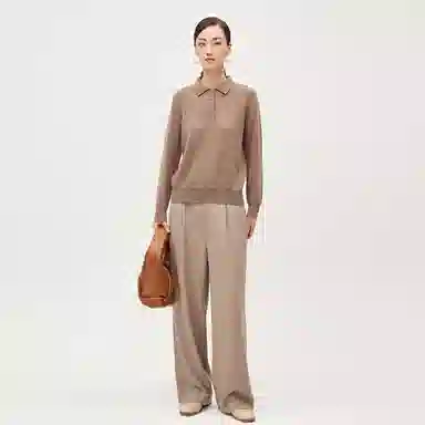 恒源祥 纯山羊绒针织休闲羊绒衫 女款