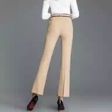 恒源祥 微喇直筒休闲裤 女款