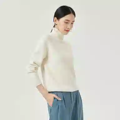 恒源祥 纯色针织羊绒衫 女款