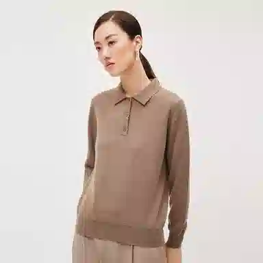 恒源祥 纯山羊绒针织休闲羊绒衫 女款