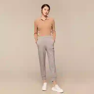 恒源祥 宽松休闲重磅束脚运动休闲裤 女款