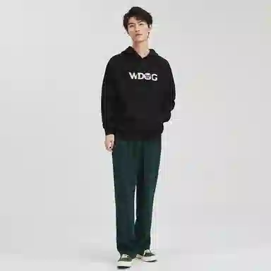 恒源祥 宽松大码字母纯棉上衣卫衣 男女同款