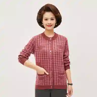 恒源祥 厚款设计保暖针织羊绒衫 女款