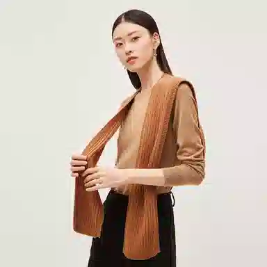 恒源祥 针织小众设计 披肩 女款