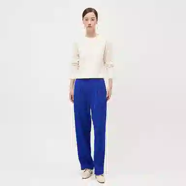 恒源祥 圆领纯色提花套头毛衣 女款