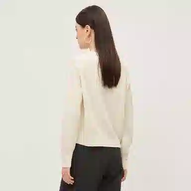 恒源祥 宽松纯色套头长袖针织衫 女款