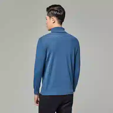 恒源祥 纯色高领套头长袖羊绒衫 男款