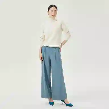 恒源祥 纯色针织羊绒衫 女款