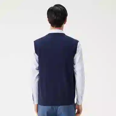 恒源祥 套头内搭马保暖针织无袖背心 男款