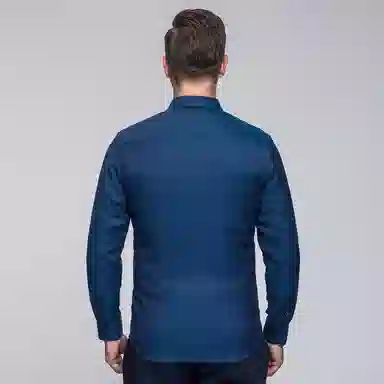 恒源祥 加绒加厚羽绒长袖衬衫 男款