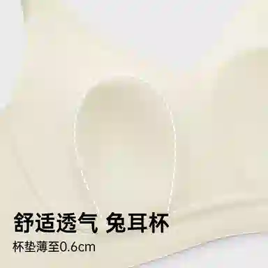 润微 薄款无痕大胸显小提拉透气不闷收副乳防下垂文胸 女款