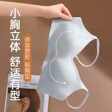 润微 小胸聚拢显大舒适无痕收副乳防下垂文胸 女款