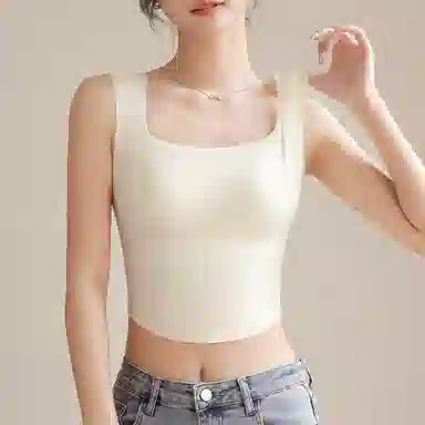 润微 法式吊带内搭美背背心 女款