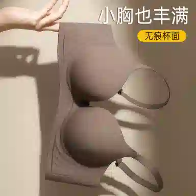润微 小胸聚拢显大圆润有型无痕提拉防下垂收副乳文胸 女款