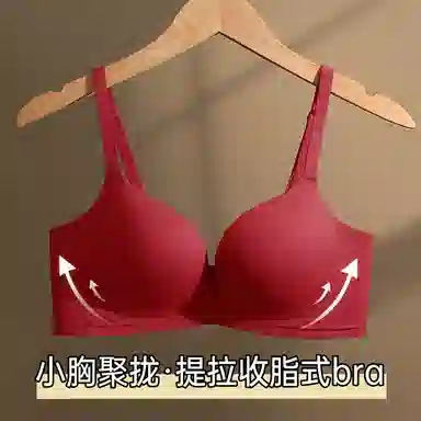 润微 小胸聚拢显大圆润有型无痕提拉防下垂收副乳文胸 女款
