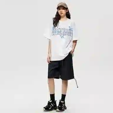 Huzzah Letter Print T-Shirt