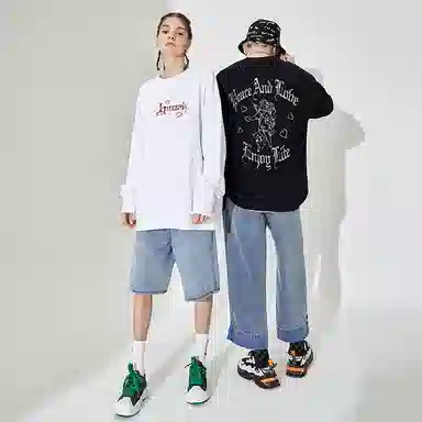 Huzzah Cupid Letter Print Sweatshirt