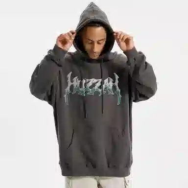 Huzzah Colorblock Logo Hoodie