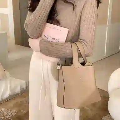 花栗鼠小姐 纯色甩腿裤小个子休闲裤 女款