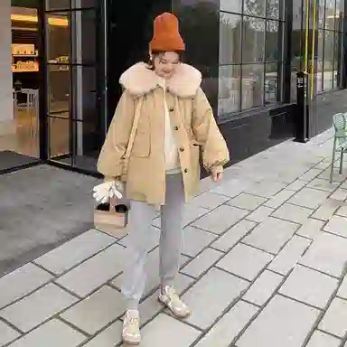 花栗鼠小姐 纯色系带针织运动裤 女款