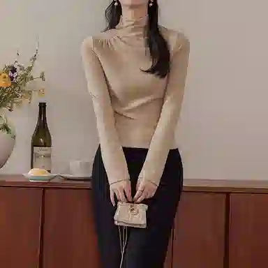 花栗鼠小姐 纯色甩腿裤小个子休闲裤 女款