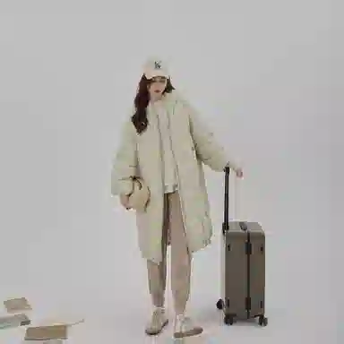 花栗鼠小姐 纯色系带针织运动裤 女款