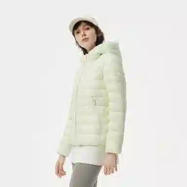 坦博尔 连帽短款纯色羽绒服 女款