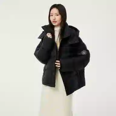 坦博尔 简约纯色保暖羽绒服 女款