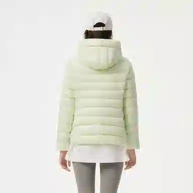 坦博尔 连帽短款纯色羽绒服 女款