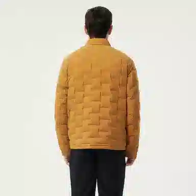 坦博尔 立领轻薄短款内胆叠穿保暖羽绒服 男款