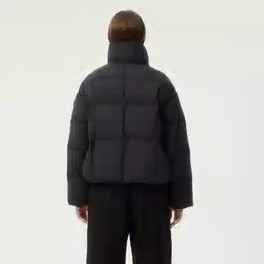 坦博尔 蓬松小个子立领百搭短款羽绒服 女款