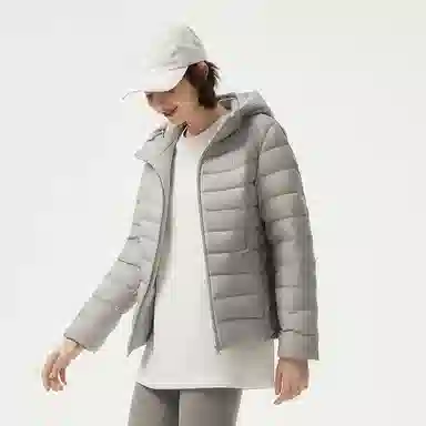 坦博尔 连帽短款纯色羽绒服 女款