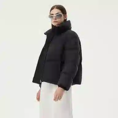 坦博尔 面包立领泡芙简约纯色羽绒服 女款