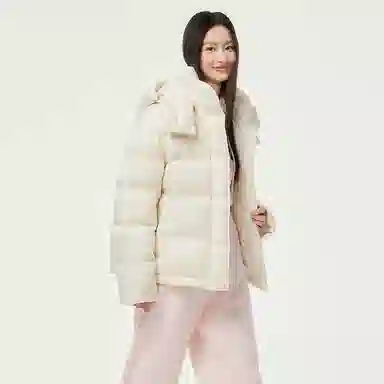 坦博尔 简约纯色保暖羽绒服 女款